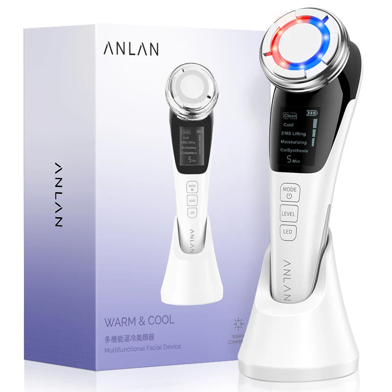 GlowLift Pro – EMS Facial Massager with Hot & Cold Therapy