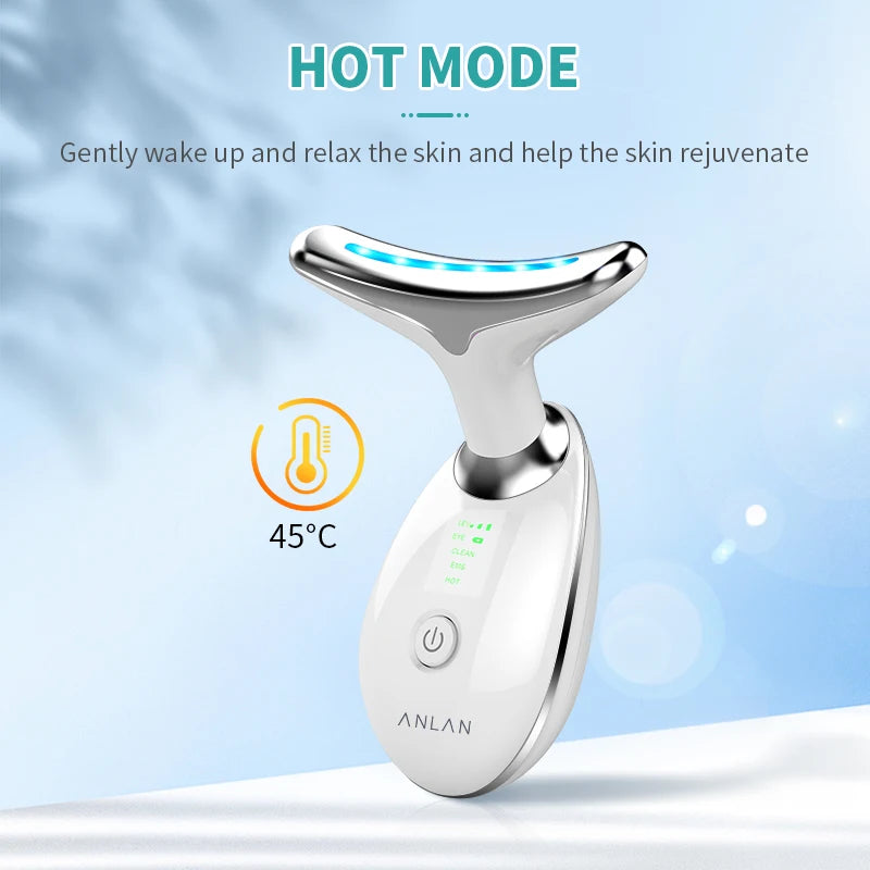 GlowLift™ Neck & Face Firming Tool – EMS & LED Rejuvenation