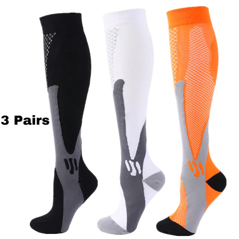 VitalStep™ Compression Socks – 3-Pack Support for Circulation & Comfort