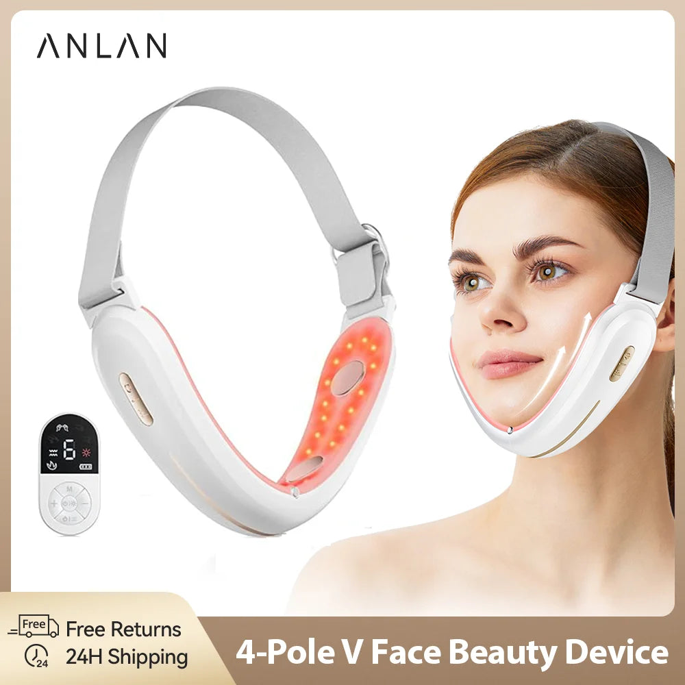 V-Lift Pro™ Facial Sculpting Device – EMS & LED Technology for a Youthful Jawline