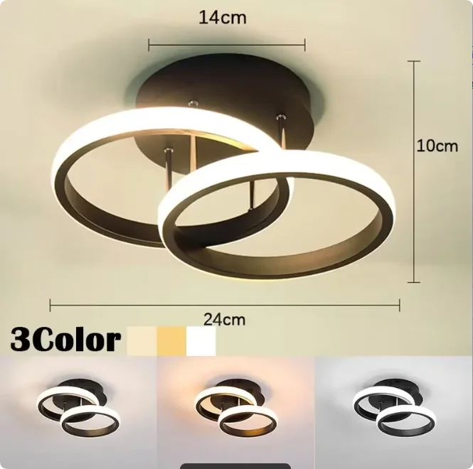 GlowShift Elegance – 3-in-1 LED Ceiling Light for Modern Homes