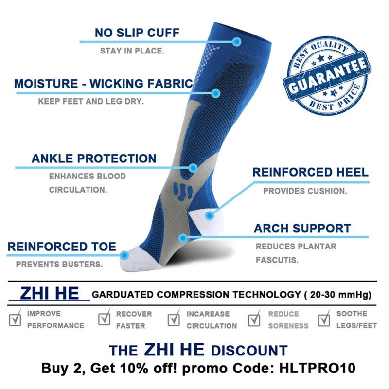 VitalStep™ Compression Socks – 3-Pack Support for Circulation & Comfort