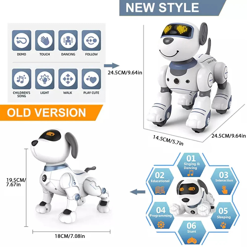 Smart Pup Pal – Interactive Robot Dog with Music, Tricks & More