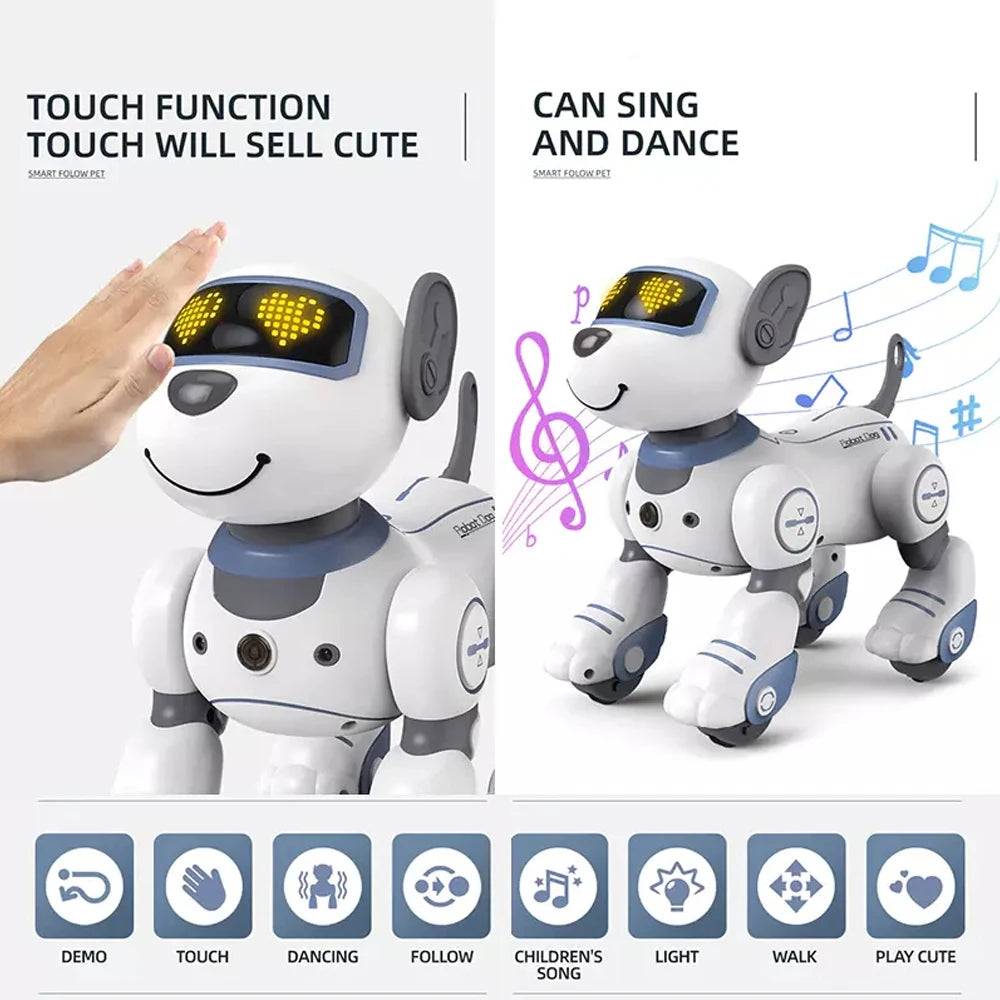 Smart Pup Pal – Interactive Robot Dog with Music, Tricks & More