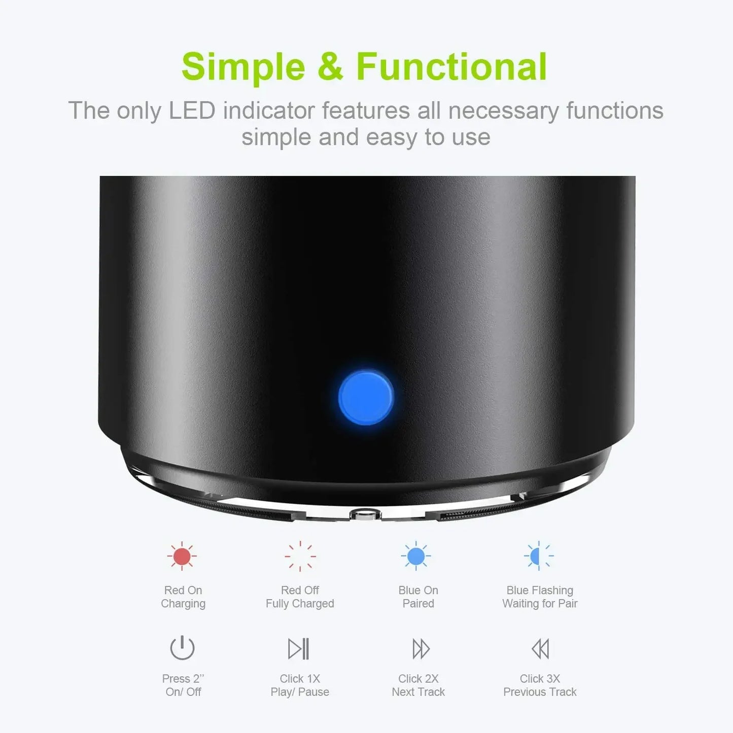 PocketBoom – Mini Bluetooth Speaker with Big Bass & Waterproof Design