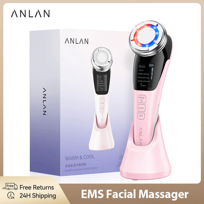 GlowLift Pro – EMS Facial Massager with Hot & Cold Therapy