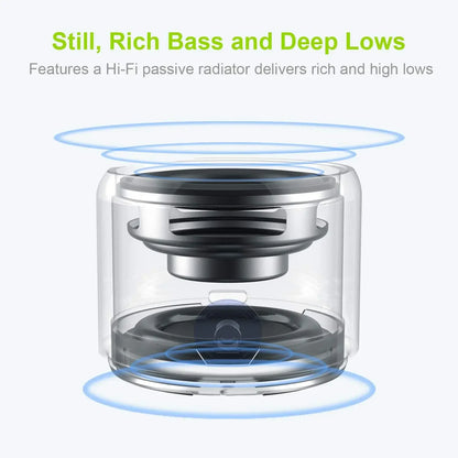 PocketBoom – Mini Bluetooth Speaker with Big Bass & Waterproof Design