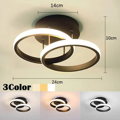 GlowShift Elegance – 3-in-1 LED Ceiling Light for Modern Homes