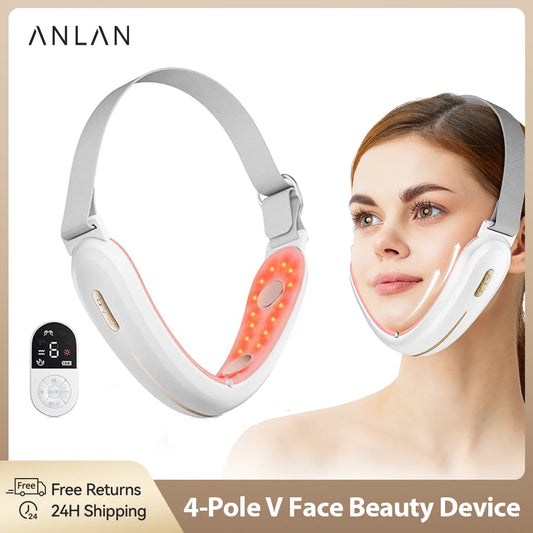 V-Lift Pro™ Facial Sculpting Device – EMS & LED Technology for a Youthful Jawline
