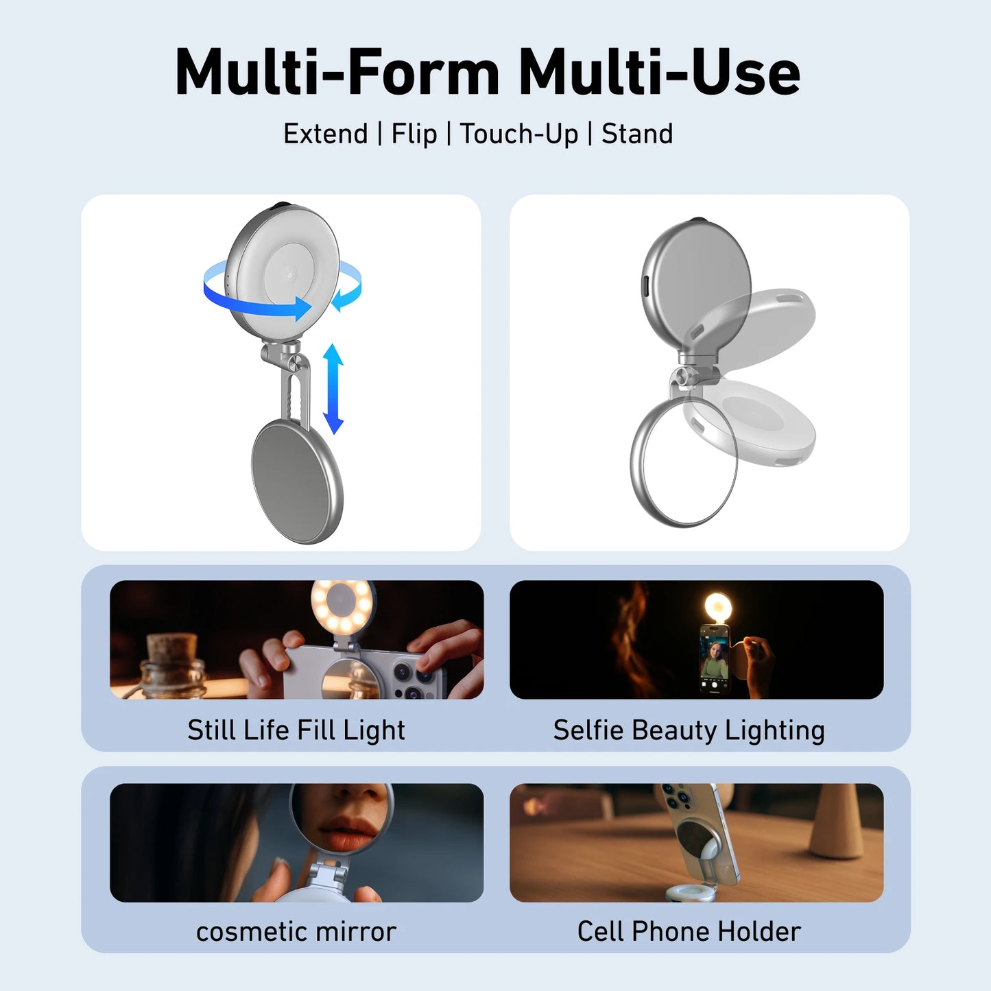 SnapGrip Pro™ – Magnetic Camera Handle with Remote for iPhone & Android