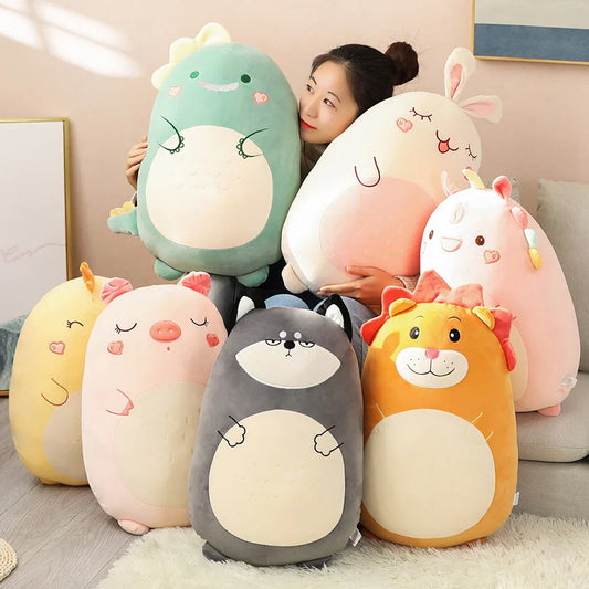 Cuddle Comfort – Super Soft Animal Plushies for Sleep & Decor