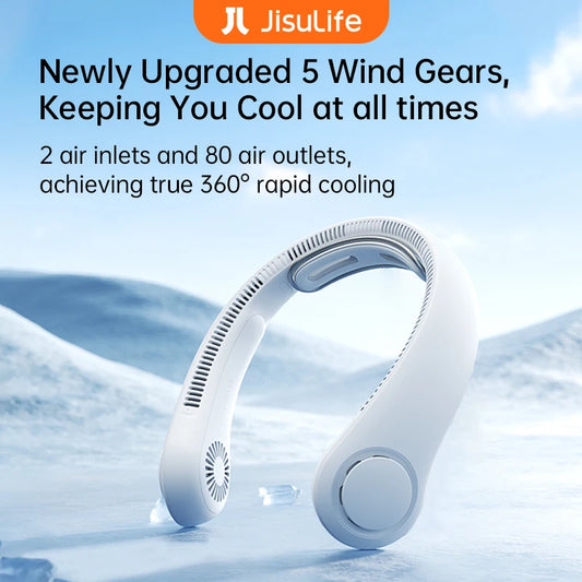 BreezeMate – Wearable Neck Fan for Cool Comfort On-the-Go